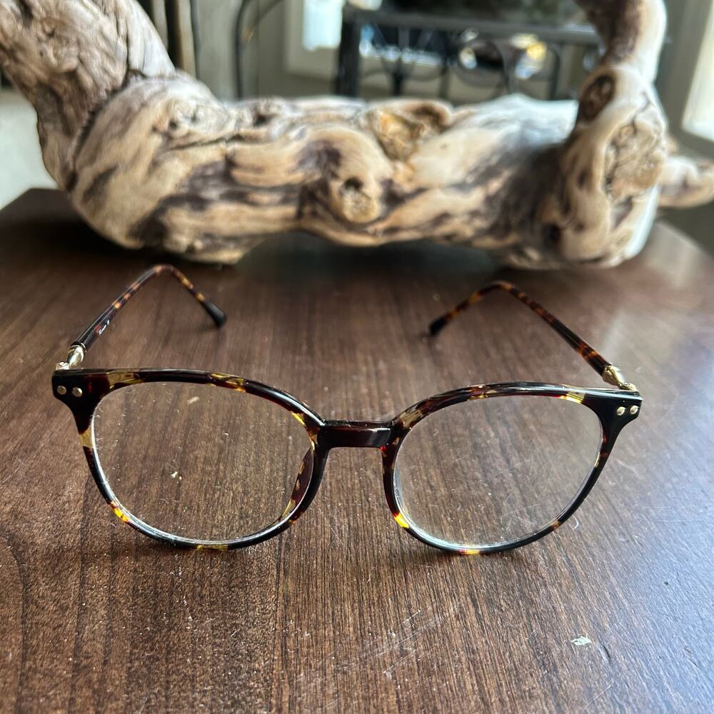 Firmoo Eyeglasses Frames Tortoise Shell Gold S939… - image 2